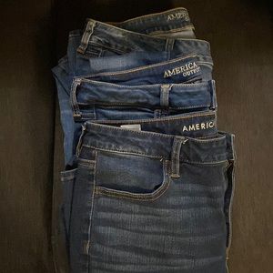 3 pairs of American Eagle jeans / jeggings Size 14